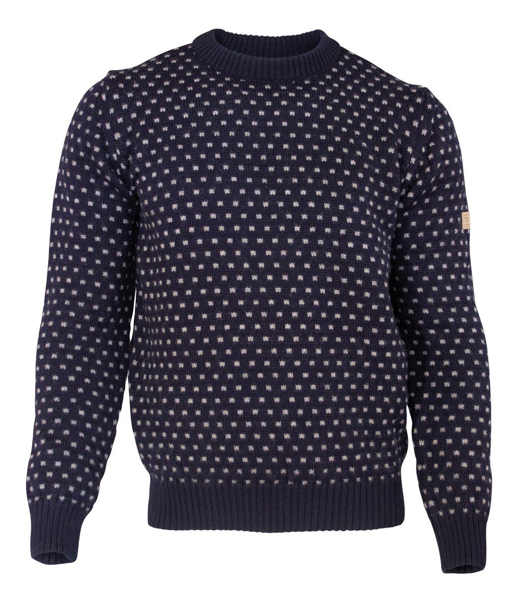 Ivanhoe Knitted in Sweden - Sverre crewneck | gebreide wollen herentrui - Afbeelding 4