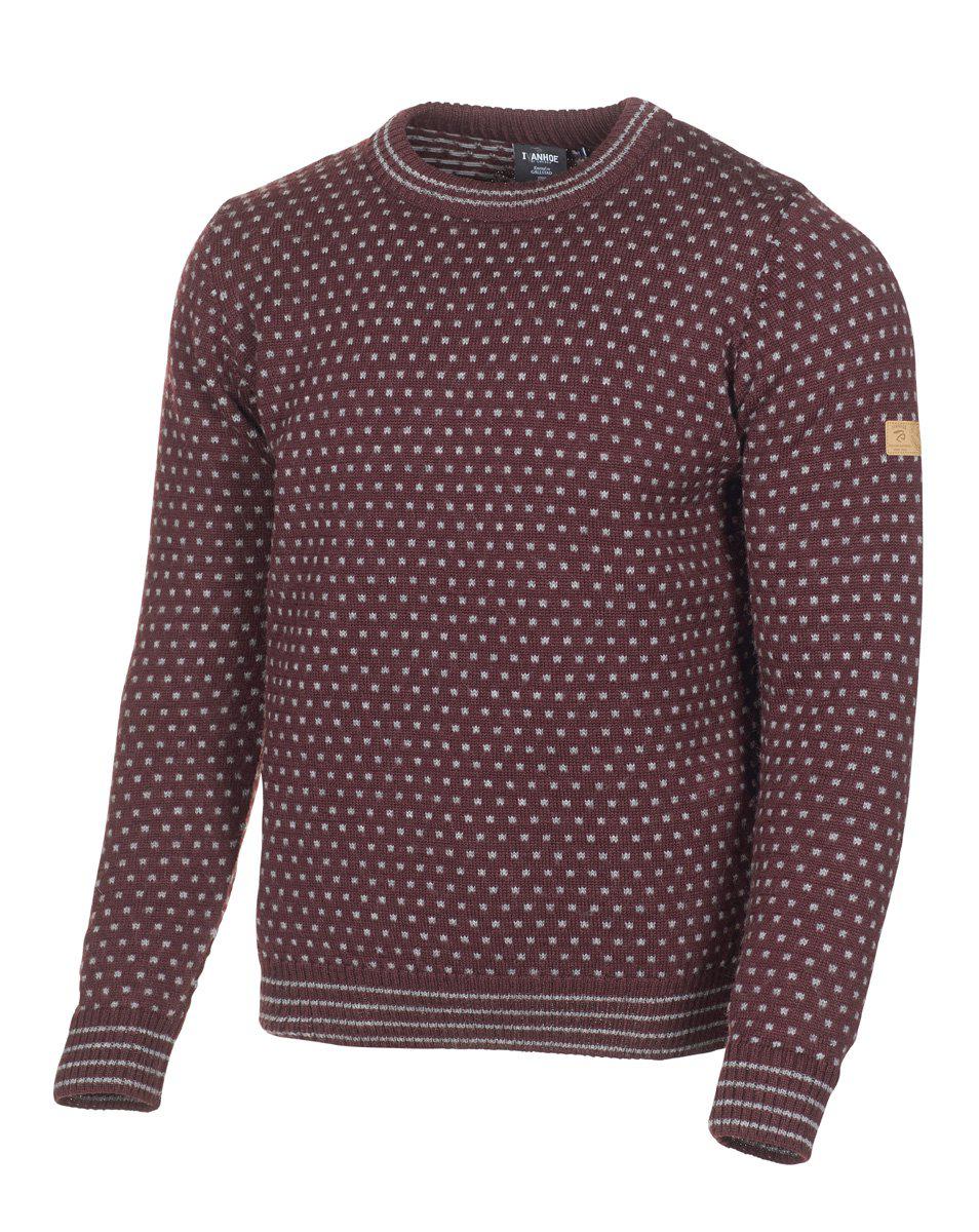 Ivanhoe Knitted in Sweden - Sverre crewneck | gebreide wollen herentrui