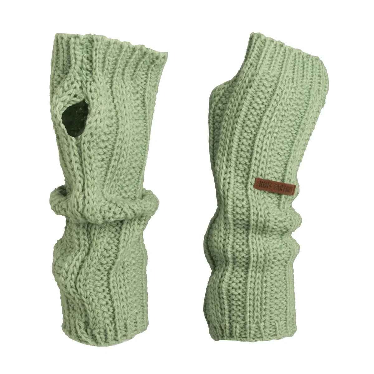 Knit Factory - Nica Armwarmers | gebreide polswarmers