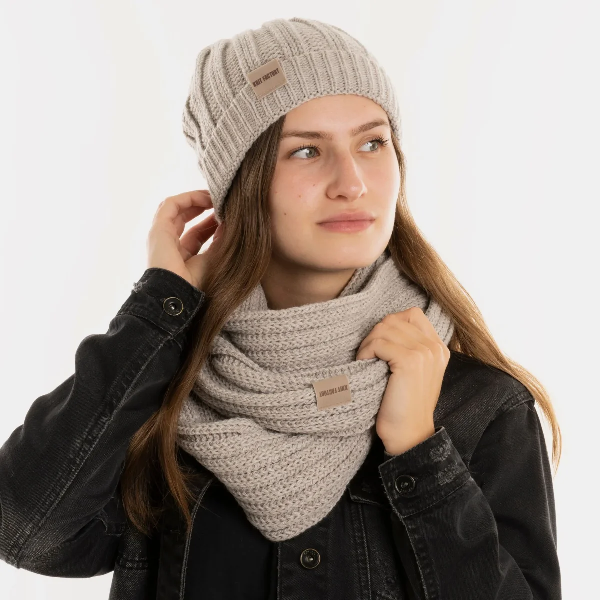 Knit Factory - Nica beanie | gebreide muts - Afbeelding 7