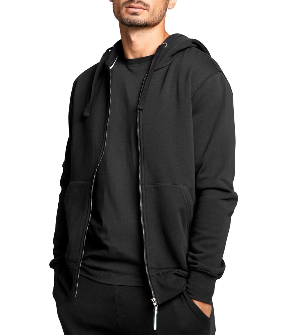 Björn Borg heren Centre Zip Vest – Zwart - Afbeelding 2