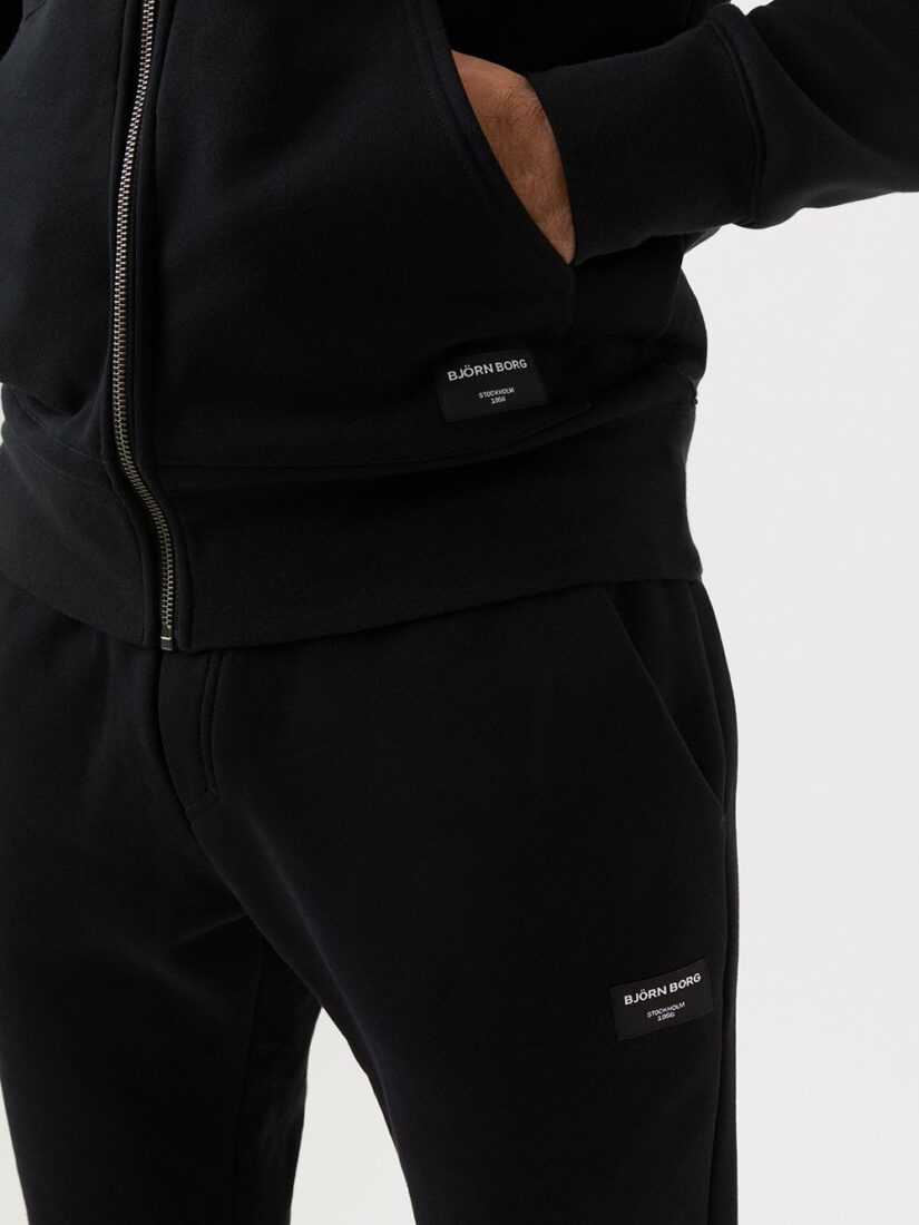 Björn Borg heren Centre Zip Vest – Zwart - Afbeelding 4