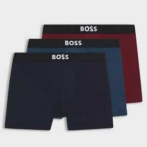 BOSS 3-pack boxerbriefs – Blauw / Rood
