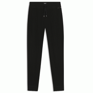 BOSS pyjama-lounge-broek – Wafelstructuur Zwart