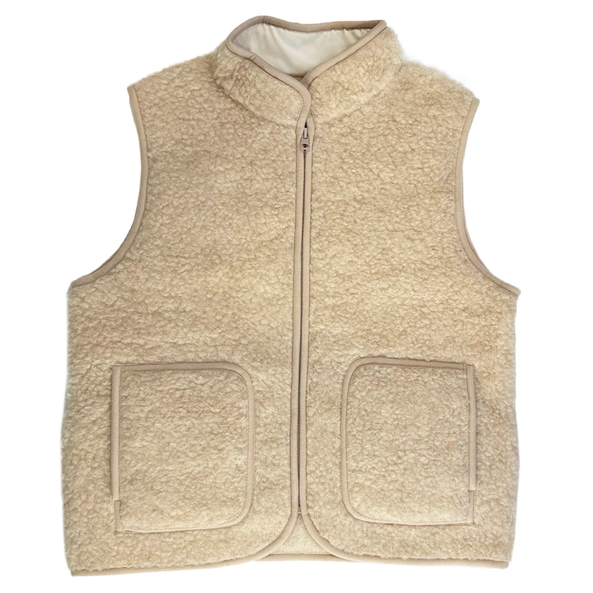 Yoko Wool - Figo Vest | bodywarmer van zachte wol - Afbeelding 2