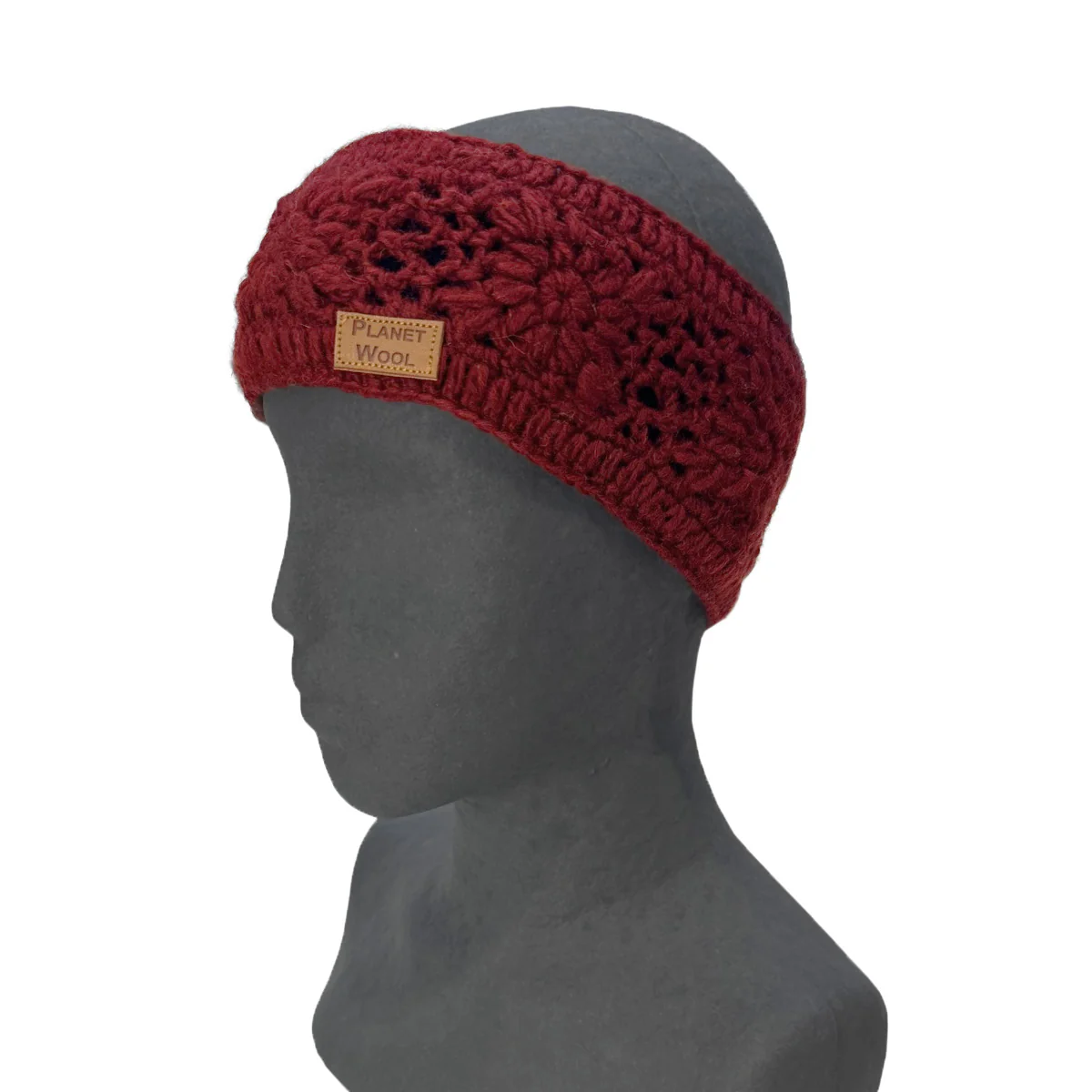 Planet Wool - Headband Woven Flower | wollen hoofdband - Afbeelding 2