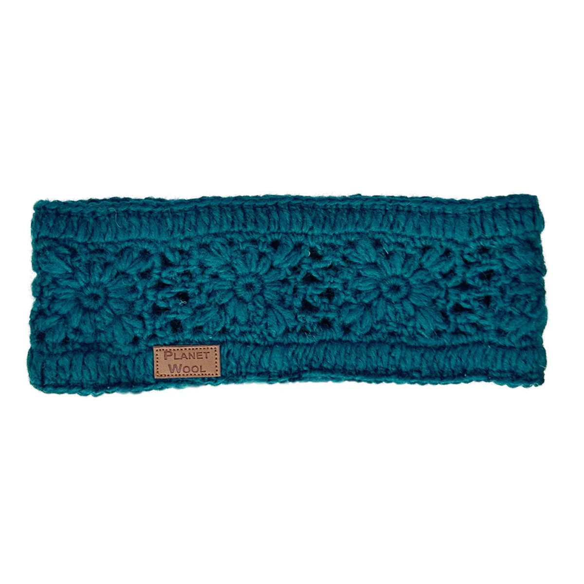 Planet Wool - Headband Woven Flower | wollen hoofdband - Afbeelding 6