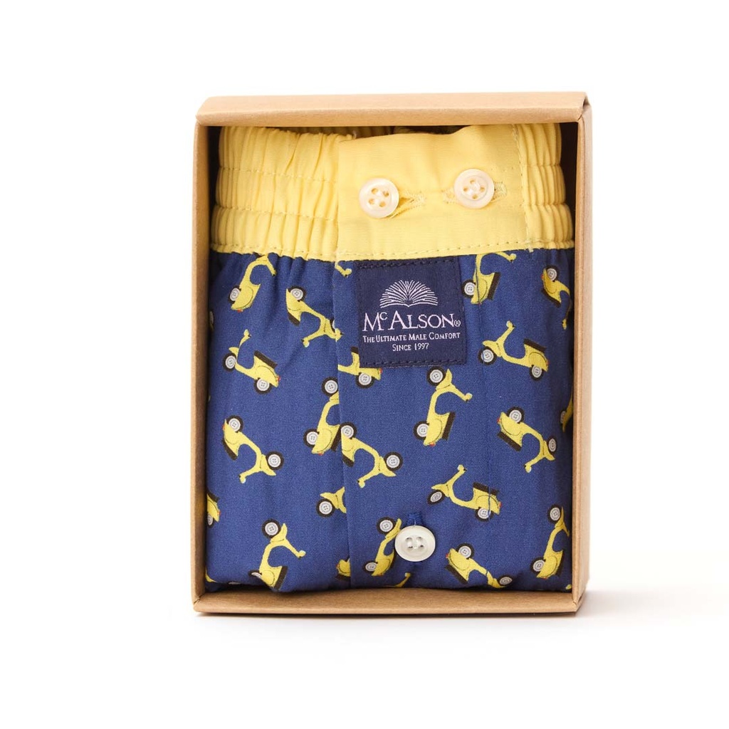 Mc Alson boxershort met binnenbroek – M5158 – Scooter geel - Afbeelding 2