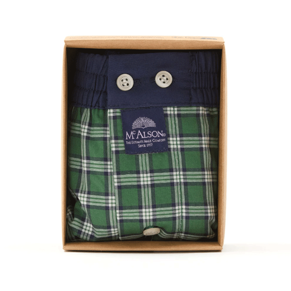 Mc Alson boxershort heren M5229 – Tartan Green - Afbeelding 3