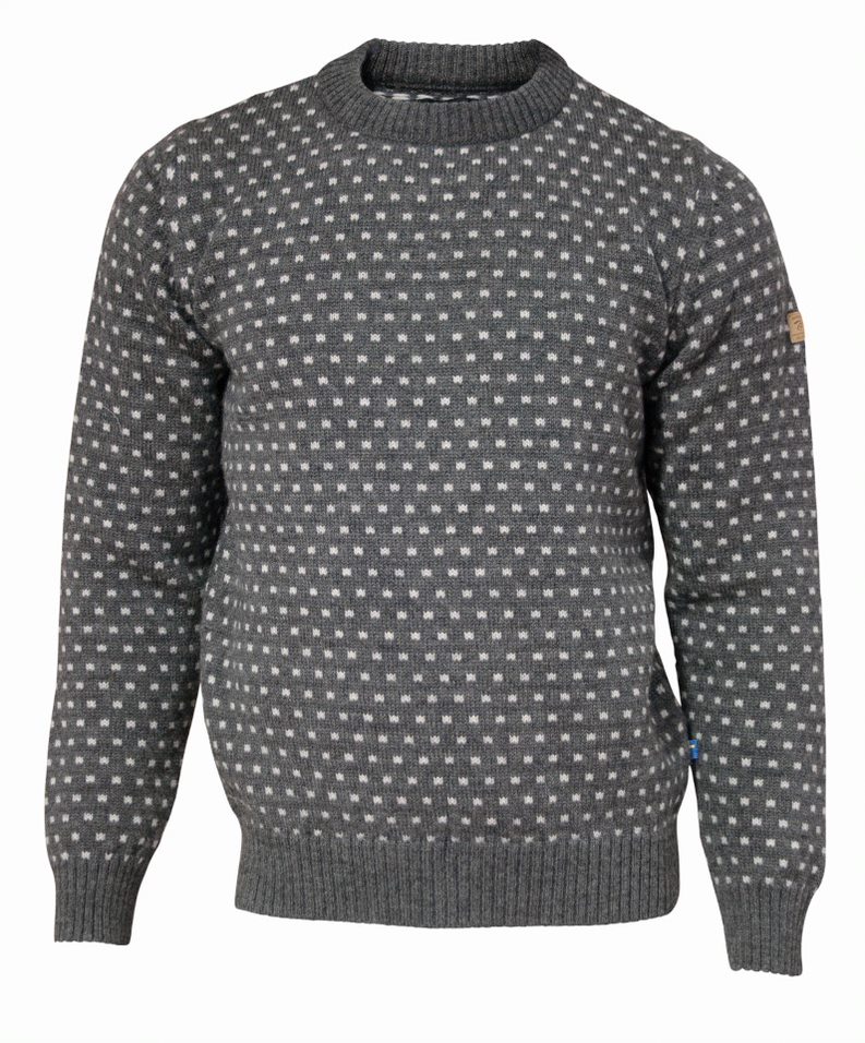 Ivanhoe Knitted in Sweden - Sverre crewneck | gebreide wollen herentrui - Afbeelding 5