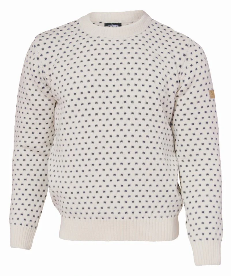 Ivanhoe Knitted in Sweden - Sverre crewneck | gebreide wollen herentrui - Afbeelding 3