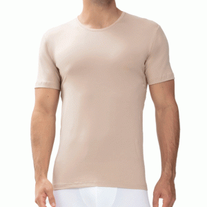 Mey heren ronde hals T-shirt – Anti zweet -Serie Dry cotton functional – huidskleur