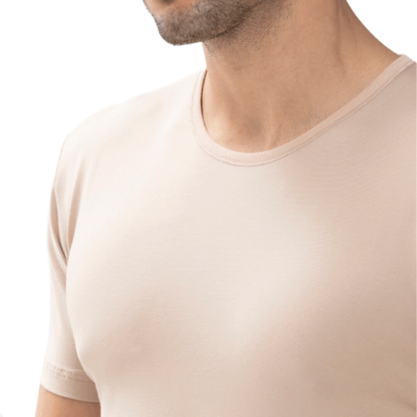 Mey heren ronde hals T-shirt – Anti zweet -Serie Dry cotton functional – huidskleur - Afbeelding 3