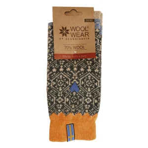 Woolwear - HOS 706 Sweden Flag | wollen sokken