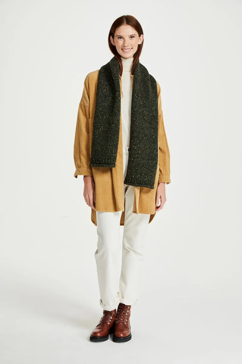 Aran Woollen Mills - R878 | sjaal van 100% wol - Afbeelding 4