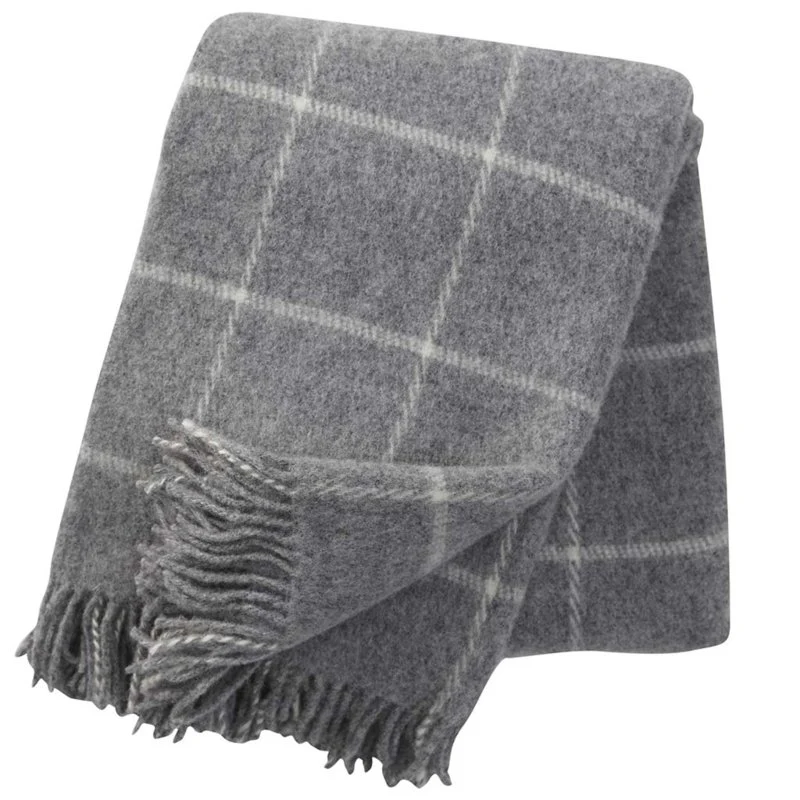 Klippan - Vinga | geruite plaid van lamswol - Afbeelding 4
