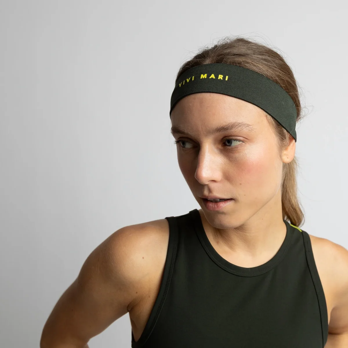 Activewear Headband deep olive - Afbeelding 4