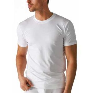 Mey heren T-shirt hoge boord wit – Dry Cotton 46003