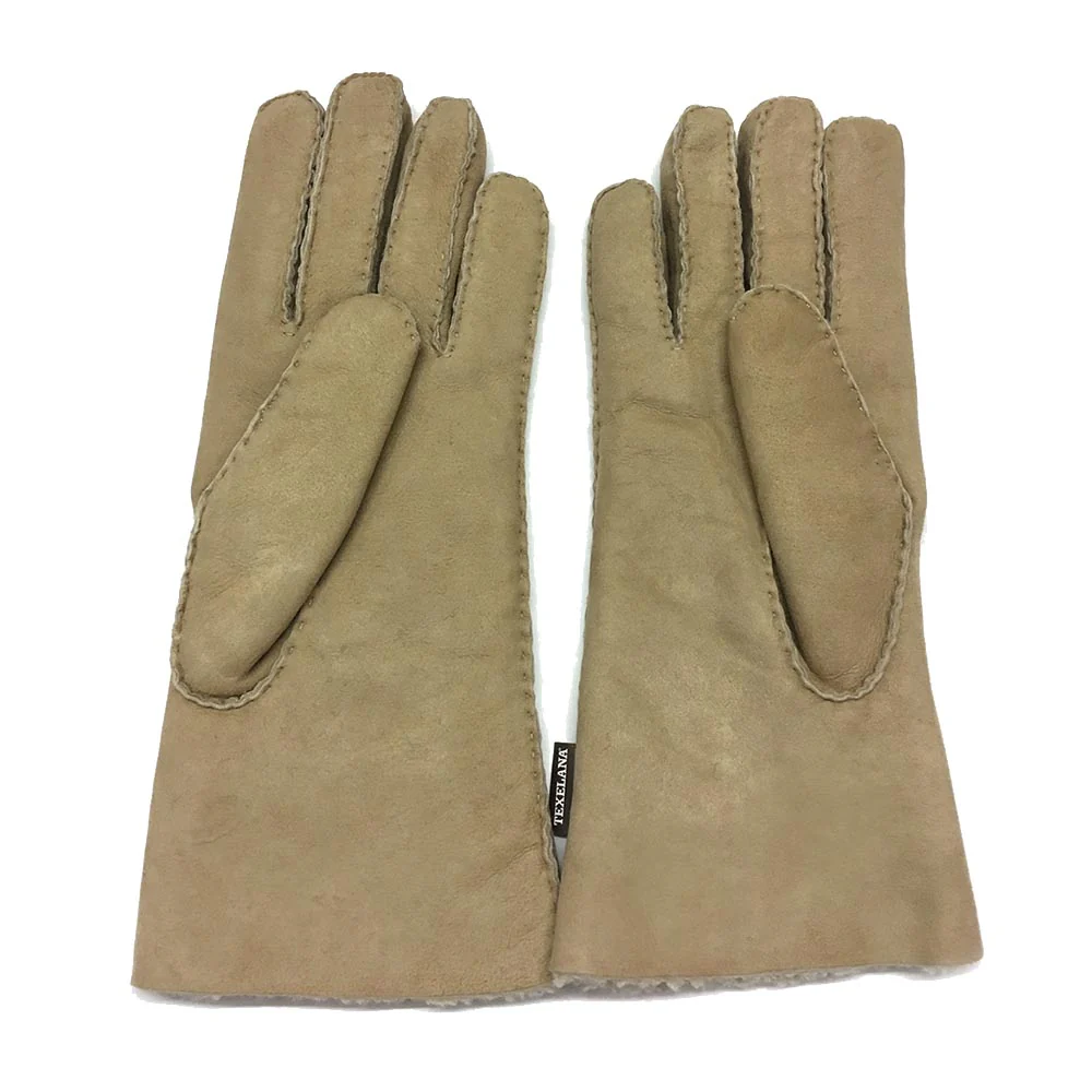 Texelana | suède handschoenen van schapenvacht - Afbeelding 5