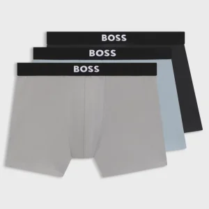 BOSS 3-pack boxerbriefs – Blauw / grijs