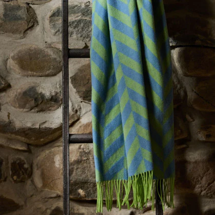 Tweedmill - Wide Chunky Herringbone scarf | sjaal van lamswol - Afbeelding 6