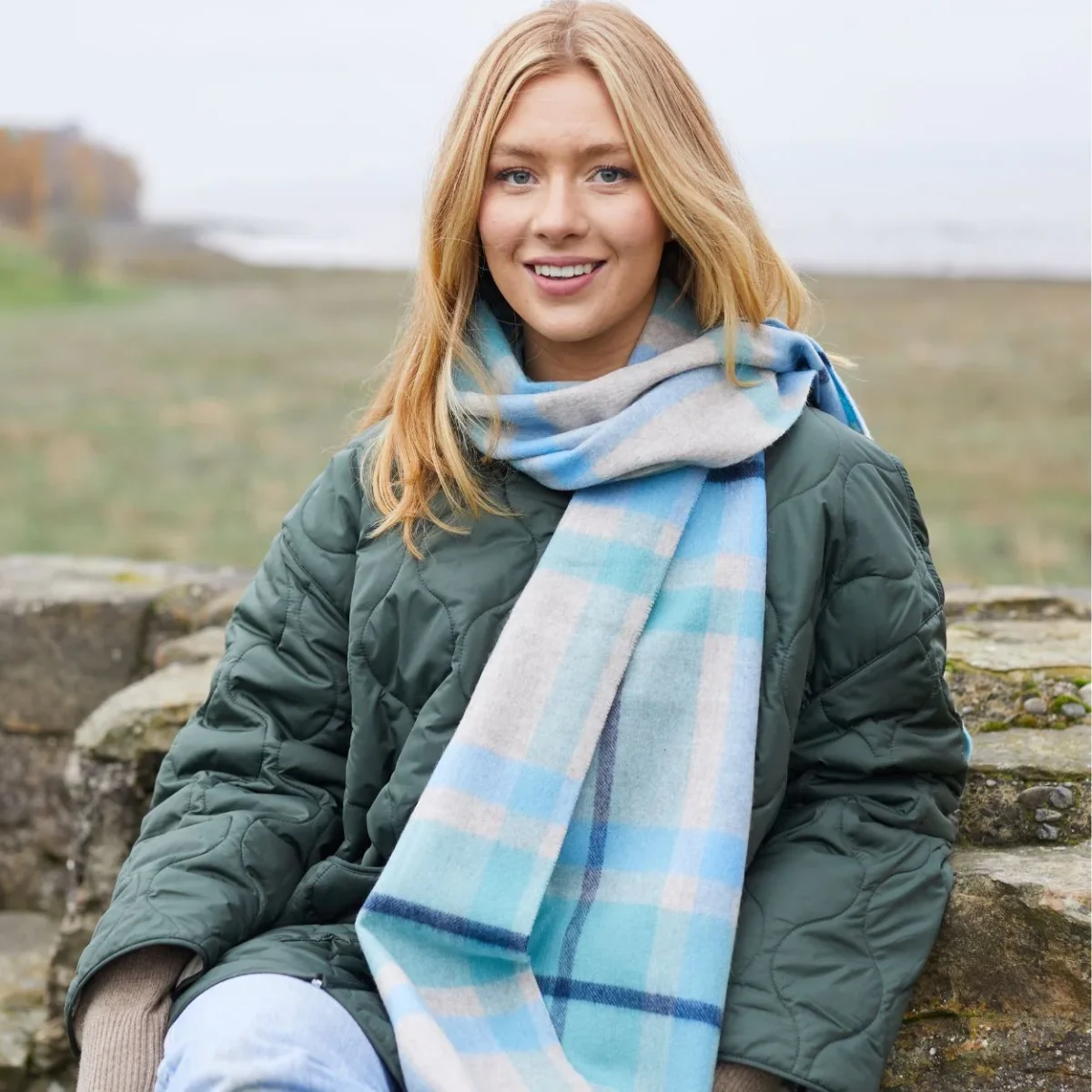 Tweedmill - Wide Scarf | sjaal van lamswol - Afbeelding 6