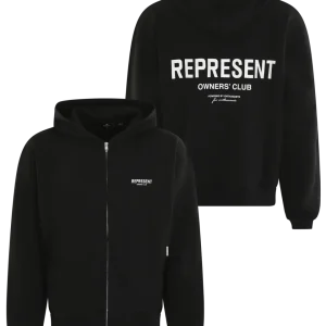 Heren Owners Club Zip Hoodie Zwart