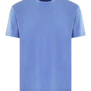 Heren Interlock Supima T-Shirt Blauw